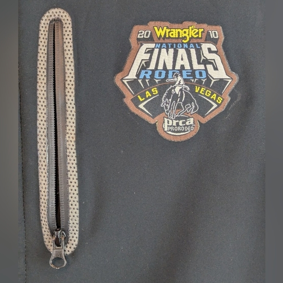 PRCA 2010 Finals Jacket Size Large Black In Excellent Condition - Picture 7 of 16